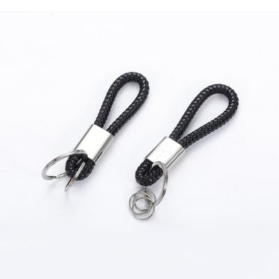 China Promotion & Gift Woven PU Leather/Metal Key Chain For Promotion Gifts for sale