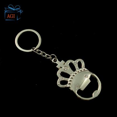 China Sustainable Creative Gifts Enterprise Custom Shaped Printing Logo Beer Bottle Opener Aluminum Key Chain for sale