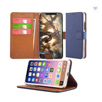 China Custom Booklet Phone Cover Flip Phone Booklet Wallet Leather Phone Case For iPhone Samsung Huawei for sale