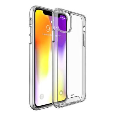 China Pc+Tpu Co-molded Back New Custom Shockproof Soft Clear Tpu Case Transparent Phone Case For iphone 11 pro Max XI for sale