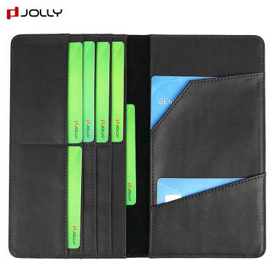 China Personalized Custom Folding Rfid Passport Holder Leather Pocket Passport Travel Wallet Holder for sale