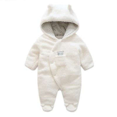 China Can be as customer requirements wholesale high quality 100% cotton winter cute baby romper for sale