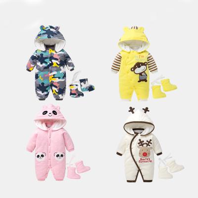 China Can be as customer requirements deep warm China winter cotton animal clothes custom newborn long sleeve romper baby for sale