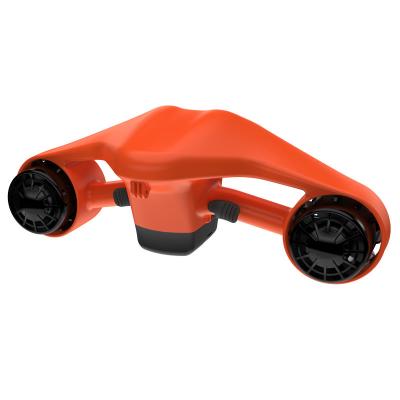 China Factory 500W Asiwo Turbo Dual PC Anti-flame Sea Scooter Underwater Thruster Directly With Camera Mount For Diving for sale