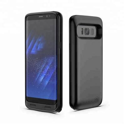 China High Capacity iFans 5000mAh Portable Battery Pack Charger Phone 18650 Battery Phone Case For Samsung Galaxy S8 Plus for sale