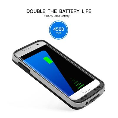 China High Capacity iFans New 4500mAh Battery Case for Samsung Galaxy S7 with Total Safe Bumper, OEM Supplied for sale