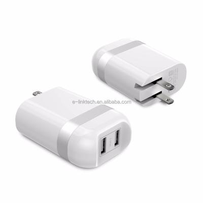 China PowerPort 2 Mobile Phone Elite 24W USB Dual Port Travel Wall Charger with PowerIQ and Foldable Plug, for iPhone 7/7 plus 6s/6s plus/ for sale