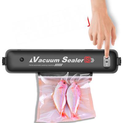 China Portable Automatic Meal System Meal Sealing Machine Vacuum Sealer Household Fresh Food Saver With 15 Bags for sale