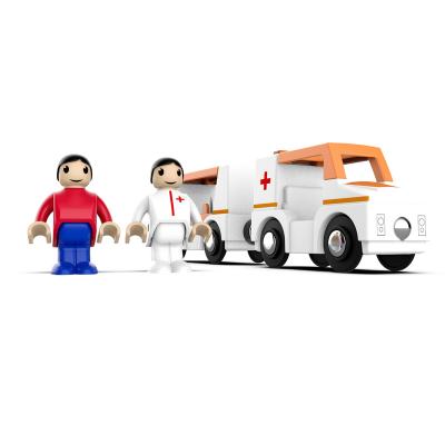 China China Children's Toy Ambulance Vehicle Durable Environmental Friendly Car Toy for sale