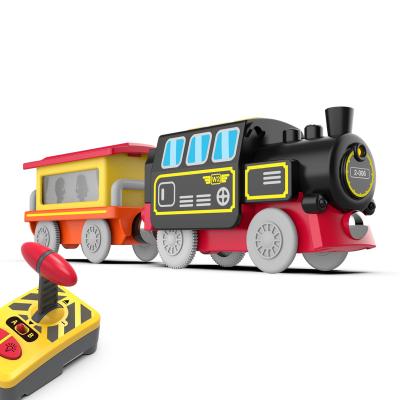 China 2022 Eco-friendly OEM Retro R/C Low Price Durable Train Toy Car Eco-friendly Boy Birthday Gift Track for sale