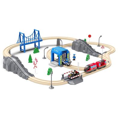 China Durable Multifunctional China Racing Car Police Station Track DIY Assembled Toys for sale