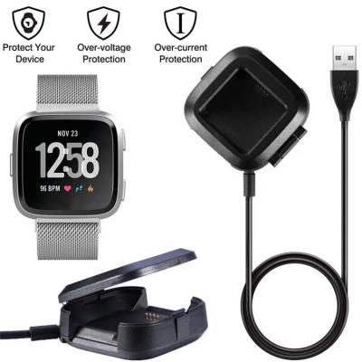 China Replacement Dock Charger Cable Data Cradle Station Charging Charging Cord for Fitbit Versa Smartwatch for sale