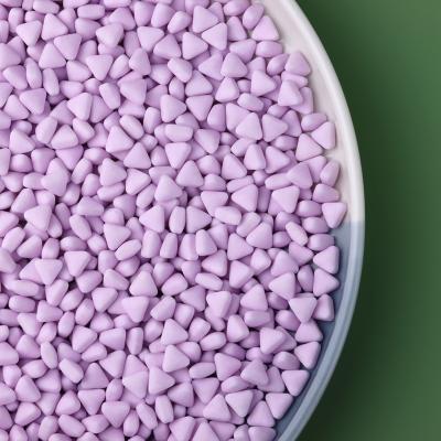 China Festive & Latest Design Purple Matte Color Party Triangle Wholesale Price Bake Ingredients Edible Decoration Sprinkles Candy For Cake Decoration for sale