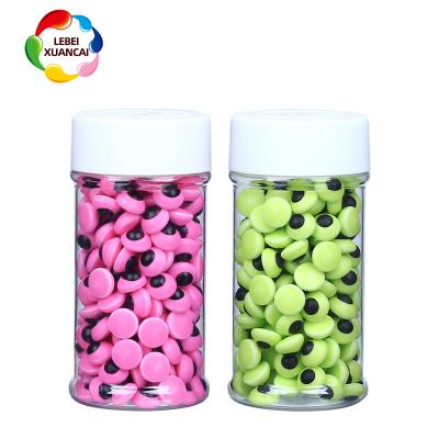 China Festive & Factory direct wholesale edible green candy bakery decoration party bakery pink eyeball mix in 85g bottle for Halloween Easter day for sale