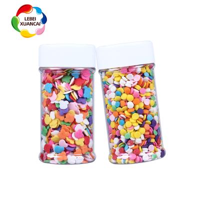 China Festive & Colorful Party Edible Confetti Candy Mix Sprinkles Wholesale Cotton Candy For Cake Ice Cream Lollipop and Donut Decoration for sale