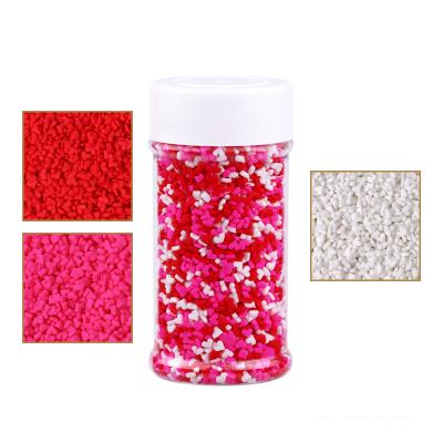 China 3mm Edible Heart Shape Factory Direct Sale Wholesale Price Ingredients Confetti Baking Candy Sprinkles Candy For Cake Decoration 2mm for sale