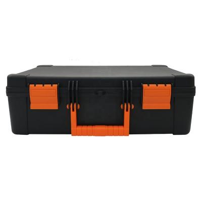 China Suitable Single Empty Plastic Portable Security Portable Carrying Tool Box With Handle for sale