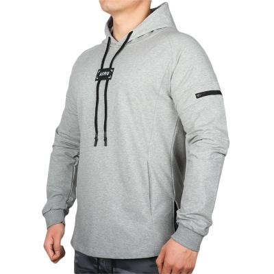 China 100% Polyester Gym Pullover Hoodies Men's QUICK DRY Solid Color Loose Oversized Jogger Hoodies Hoodies for sale