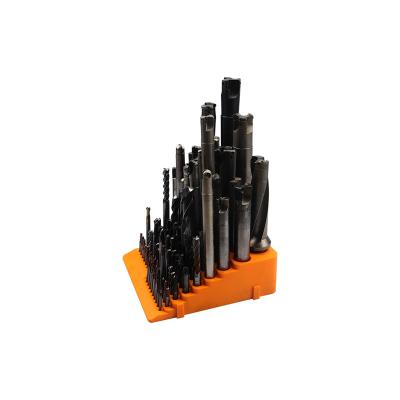 China Compatible Plastic Rack Mechanical Workshop Cutter Countersink Box 84 Holes Stage Storage Kit CNC Tool Box for sale