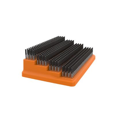 China Diameter Plastic Hole 6mm Hole Tool Holder Thickened Step Plastic Milling Box for sale