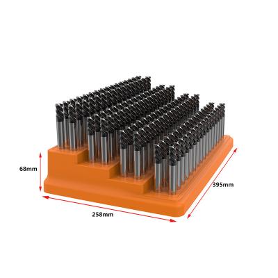 China 12mm Diameter Hole Milling Cutter Plastic Storage Stage Box With Thickened Plastic for sale