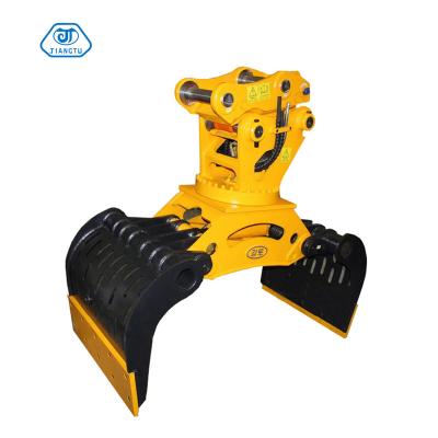 China Trusses Sorting And Rotating Demolition Grapple For Excavator Attachment for sale