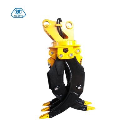 China Farm 12 Months Warranty Excavator Wood Grapple Hydraulic Rotator for sale