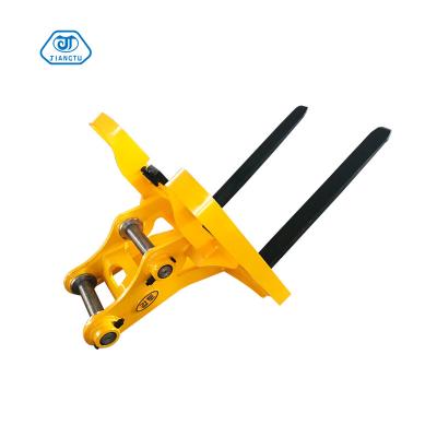 China Heavy Duty Trusses Lifting Forks For Excavator for sale