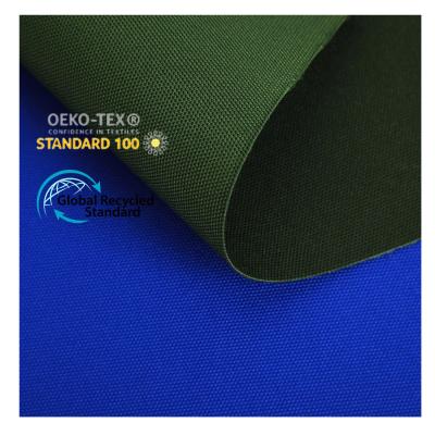 China Renewable Resources 100 Polyester Oxford Backpack Fabric 900D Oxford Fabric 900D Oxford Recyclable Anti-Static Recycled Bags Fabric for sale