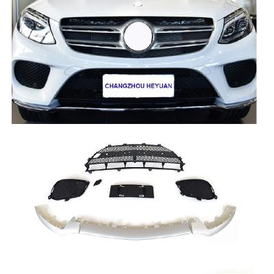 China Facelift Body Parts Design Fiberglass Front Bumper Body Kits Latest New For Benz GLE Class W292 2015-2018 2928850300 2928850400 2928855822 for sale