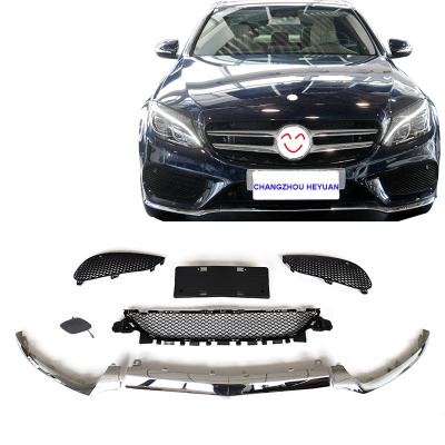 China Wholesale Plastic Front Bumper Car Modified Body Kit For Benz C Class W205 2015-2018 2058851374 2058851474 2058851574 for sale