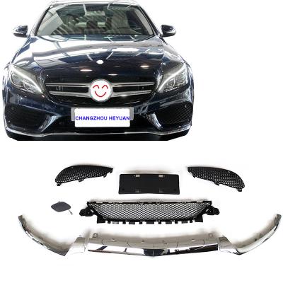 China Plastic Car Front Bumper Modified Accessories For Benz C Class W205 2015-2018 2058851374 2058851474 2058851574 for sale