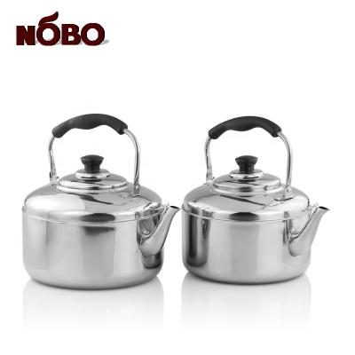 China Viable Cheap Bulk Items Water Whistling Tea Kettle Teapot Thick Stainless Steel Classic Kettle for sale