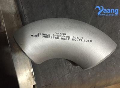 China ASME B16.9 ASTM A815 UNS32750 SMLS 90LR Elbow for sale