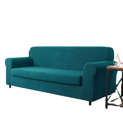 China Modern 2 Piece Stretch Sofa Slipcover Couch Cover Sofa Cover For Loveseat With Individual Cushion Cover for sale