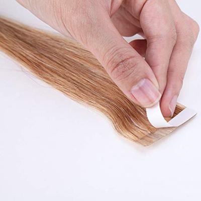 China Tape For Plug Hair Waterproof Double Sided Hair Extension , Keratin Remy Russian Cuticle Tape Hair Extension for sale