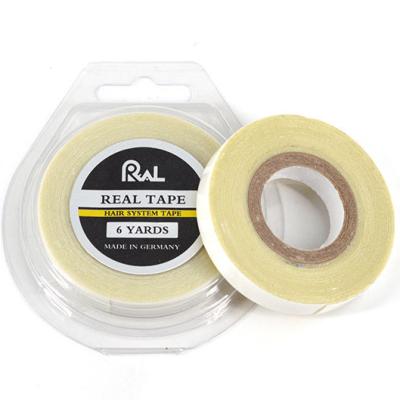 China Replaces Old Adhesive On Tape-In Extensions 1.0cm*3Yard Tape White Double Sided Rolls Hair Extension Tape for sale