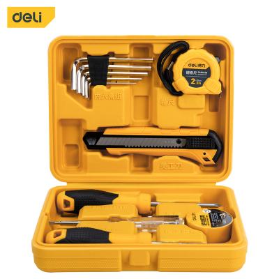 China DIY Grocery EDL1011J 11pcs Home Repair Hand Tools Construction Household Tool Kit for sale