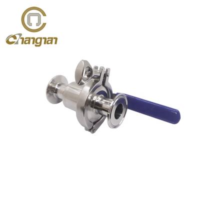 China 3AM DIN Flange Type General Type Ball Valve One Piece Straight Sanitary ss316 for sale