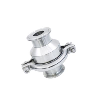 China General Sanitary Stainless Steel ss304 316 Non Return Tri Flange Tri Check Valve for sale