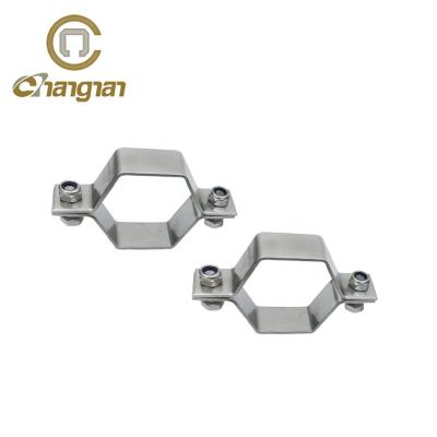 China food & Beverage Factory Hexagon Casting Cheap 304 Stainless Steel Pipe Rack For Tubes for sale