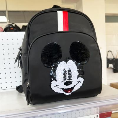 China Waterproof cute mouse bag cartoon style child nylon children school bags girl shoulder backpack for sale