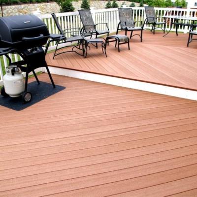 China Won't rot fashionable and popular outdoor wpc waterproff flooring decking for sale