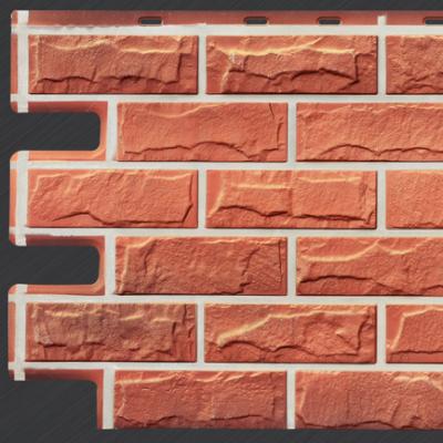 China Acid Resistance Lightweight Plastic Faux Brick Bricks Exterior Wall Panels For Old Building Renovation for sale