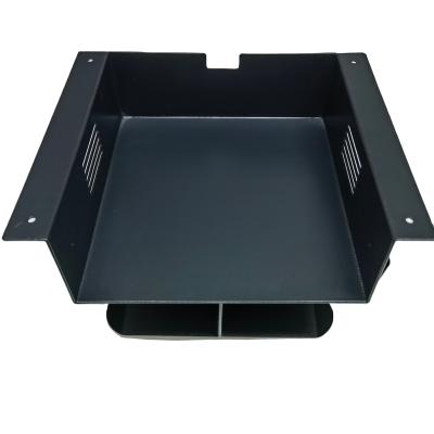 China Home Office Schreibtisch Unter dem Schreibtisch CPU Mount mit Kopfhörer Hanger Stahl Computer Mount zu verkaufen