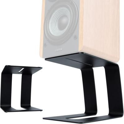 China Small Medium Bookshelf Computer Speakers Multifunctional Metal/Aluminum Speaker Stands for sale