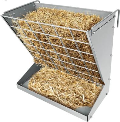 China Wall Mount Hay Rack for Livestock Feeding Livestock Feeder Hay Feeder Bracket Included for sale