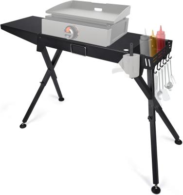 China Griddle Stand Frame 22 inchTabletop Portable Grill Stand Griddle Table for Outdoor Cooking Grill Camping for sale