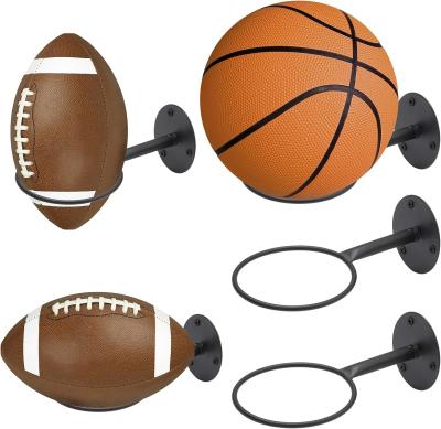 China Wall Mounted Sports Ball Display Holder for Basketball Soccer Football and Volleyball for sale