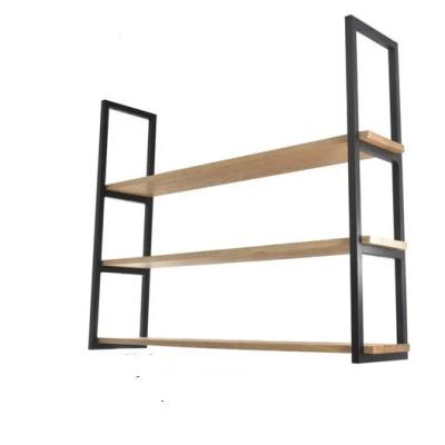 China Steel European Style Ceiling Shelf Mounted Wine Rack Contemporary For Home Decor for sale